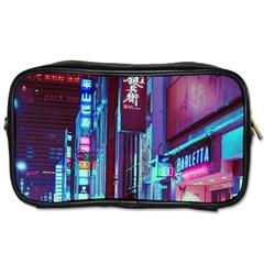 Japan City Toiletries Bag (one Side) by snowwhitegirl