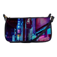 Japan City Shoulder Clutch Bag by snowwhitegirl