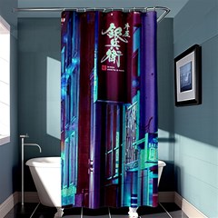 Japan City Shower Curtain 36  x 72  (Stall) 