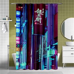 Japan City Shower Curtain 48  x 72  (Small) 