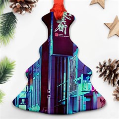 Japan City Christmas Tree Ornament (Two Sides)