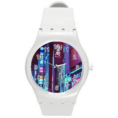 Japan City Round Plastic Sport Watch (M)