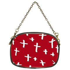 Red White Cross Chain Purse (one Side) by snowwhitegirl