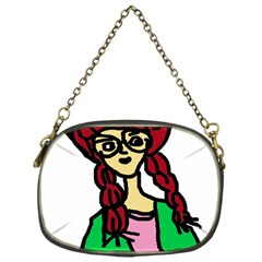 Nerdy Girl Chain Purse (one Side) by snowwhitegirl