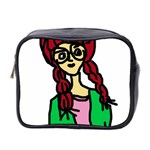 Nerdy Girl Mini Toiletries Bag (Two Sides) Front