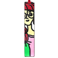 Nerdy Girl Large Book Marks by snowwhitegirl