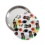 Office Girl Pattern 2.25  Handbag Mirrors Front