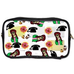 Office Girl Pattern Toiletries Bag (one Side) by snowwhitegirl