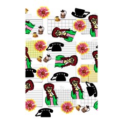 Office Girl Pattern Shower Curtain 48  X 72  (small)  by snowwhitegirl