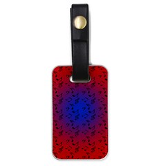 Red Music Blue Moon Luggage Tags (one Side)  by snowwhitegirl