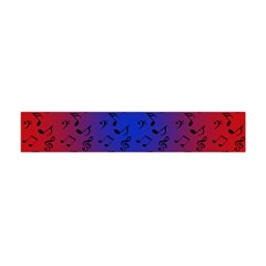 Red Music Blue Moon Flano Scarf (mini) by snowwhitegirl