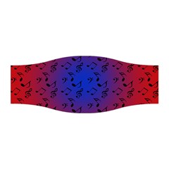 Red Music Blue Moon Stretchable Headband by snowwhitegirl