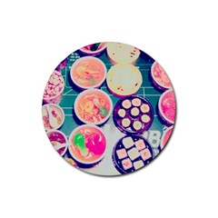 Ramen And Sushi Rubber Coaster (round) 