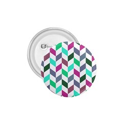 Zigzag Chevron Pattern Aqua Purple 1 75  Buttons by snowwhitegirl