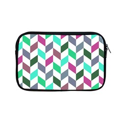 Zigzag Chevron Pattern Aqua Purple Apple Macbook Pro 13  Zipper Case by snowwhitegirl