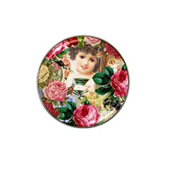 Little Girl Victorian Collage Hat Clip Ball Marker (10 Pack) by snowwhitegirl