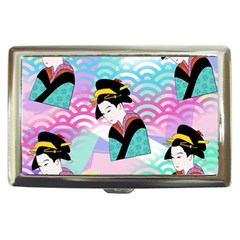 Japanese Abstract Cigarette Money Cases by snowwhitegirl