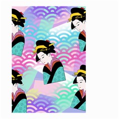 Japanese Abstract Small Garden Flag (two Sides) by snowwhitegirl