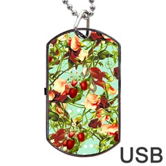 Fruit Blossom Dog Tag Usb Flash (one Side) by snowwhitegirl