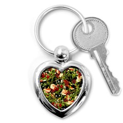 Fruit Blossom Black Key Chains (heart)  by snowwhitegirl