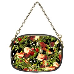 Fruit Blossom Black Chain Purse (two Sides) by snowwhitegirl