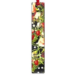 Fruit Blossom Black Large Book Marks by snowwhitegirl