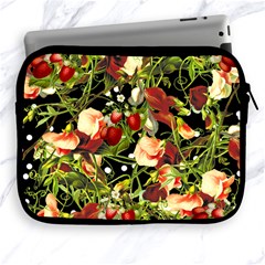 Fruit Blossom Black Apple Ipad 2/3/4 Zipper Cases by snowwhitegirl