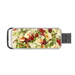 Fruit Blossom Beige Portable Usb Flash (one Side) by snowwhitegirl