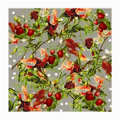 Fruit Blossom Gray Medium Glasses Cloth by snowwhitegirl