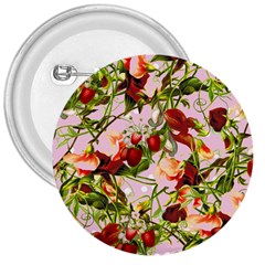 Fruit Blossom Pink 3  Buttons by snowwhitegirl