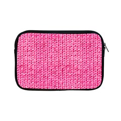 Knitted Wool Bright Pink Apple Ipad Mini Zipper Cases by snowwhitegirl