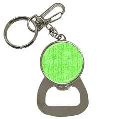 Knitted Wool Neon Green Bottle Opener Key Chains by snowwhitegirl