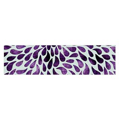 Purple Abstract Swirl Drops Satin Scarf (oblong) by snowwhitegirl