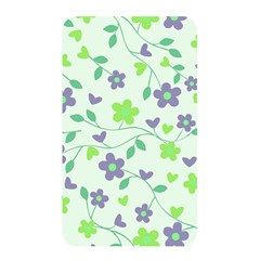 Green Vintage Flowers Memory Card Reader (rectangular) by snowwhitegirl