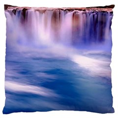 Waterfall Large Cushion Case (one Side)