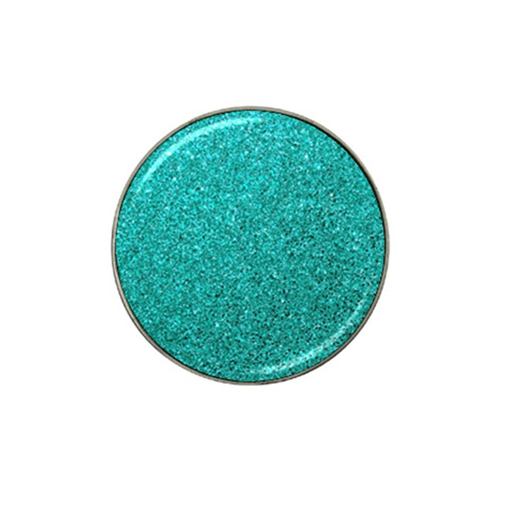 Aqua Glitter Hat Clip Ball Marker (10 pack)