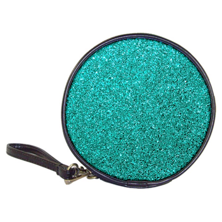 Aqua Glitter Classic 20-CD Wallets