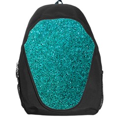 Aqua Glitter Backpack Bag by snowwhitegirl