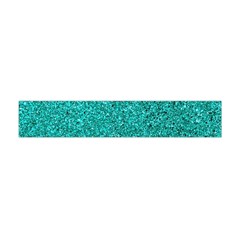 Aqua Glitter Flano Scarf (mini) by snowwhitegirl