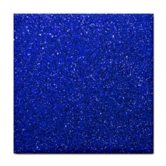 Blue Glitter Tile Coasters by snowwhitegirl