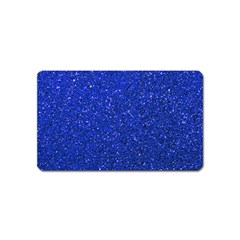 Blue Glitter Magnet (name Card) by snowwhitegirl