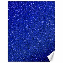 Blue Glitter Canvas 18  X 24   by snowwhitegirl