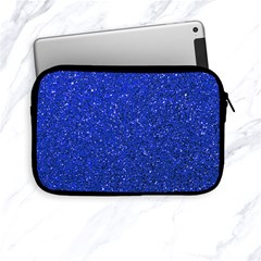 Blue Glitter Apple Ipad Mini Zipper Cases by snowwhitegirl