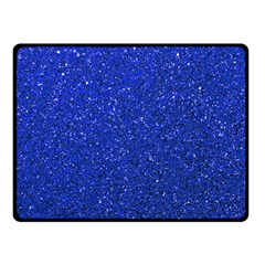 Blue Glitter Double Sided Fleece Blanket (small)  by snowwhitegirl