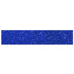 Blue Glitter Small Flano Scarf by snowwhitegirl