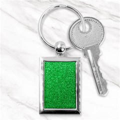 Green Glitter Key Chains (rectangle)  by snowwhitegirl