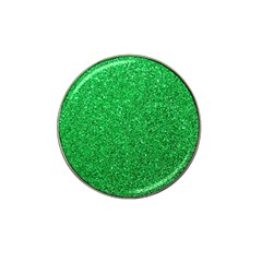 Green Glitter Hat Clip Ball Marker by snowwhitegirl