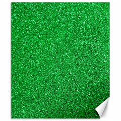 Green Glitter Canvas 20  X 24   by snowwhitegirl