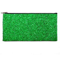 Green Glitter Pencil Cases