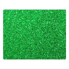 Green Glitter Double Sided Flano Blanket (large)  by snowwhitegirl